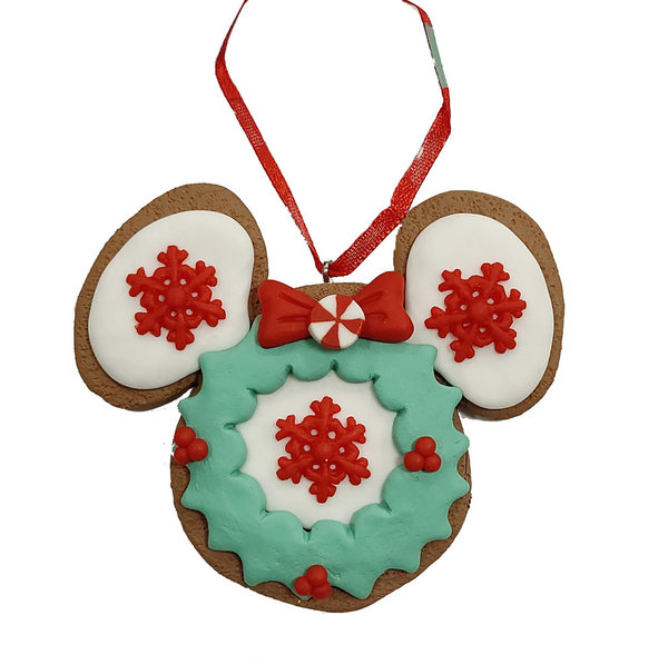 Gingerbread Mickey krans kerstornament