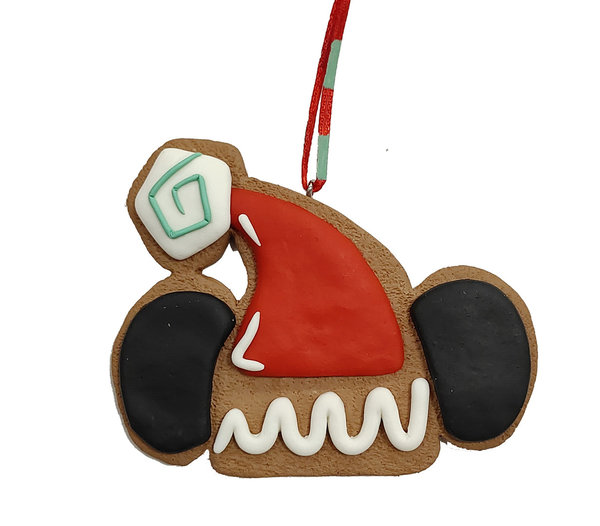 Gingerbread Mickey hoed kerstornament
